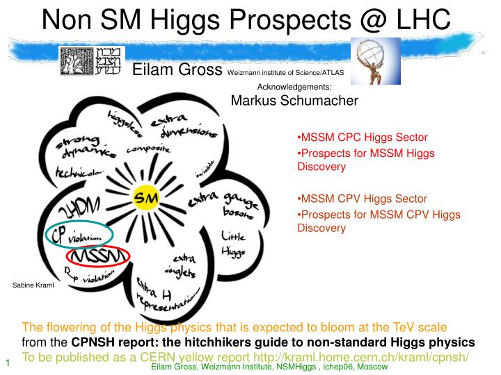 non sm higgs prospects @ lhc