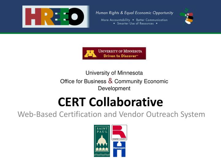 cert collaborative