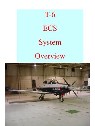 T-6 ECS System Overview