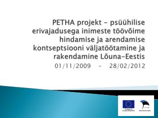 01 11 2009 28 02 2012