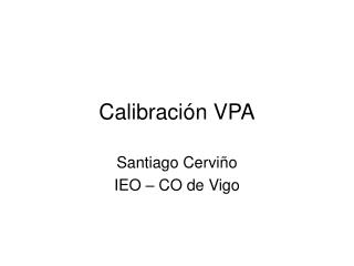 calibraci n vpa