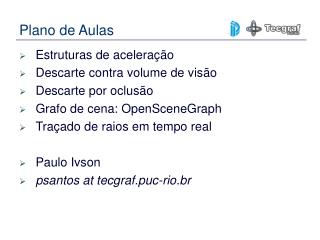 plano de aulas