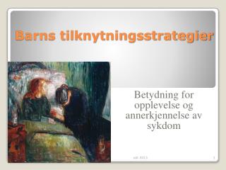 barns tilknytningsstrategier