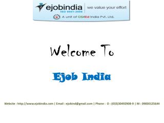 Ejob India - Best Web Designing Institute in Kolkata