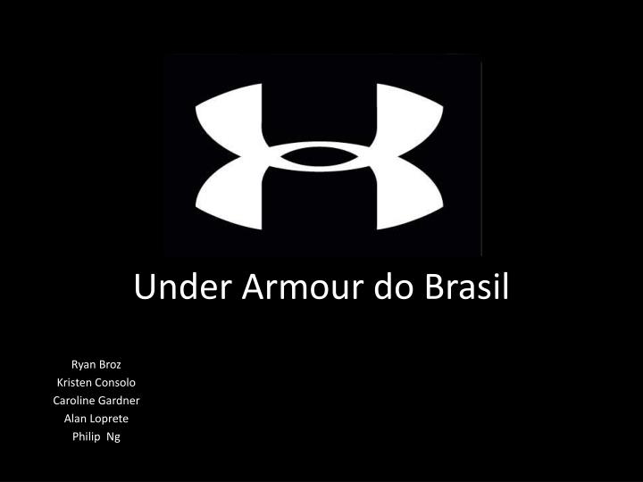 under armour do brasil