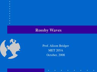 Rossby Waves