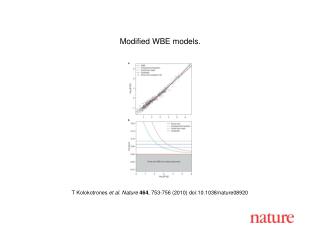 T Kolokotrones et al. Nature 464 , 753-756 (2010) doi:10.1038/nature08920