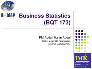 Business Statistics (BQT 173)