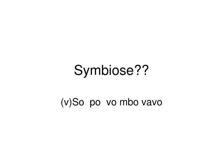 symbiose