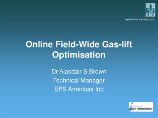 Online Field-Wide Gas-lift Optimisation