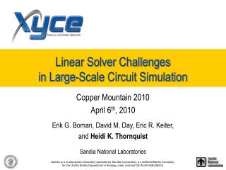 Linear Solver Challenges in Large-Scale Circuit Simulation