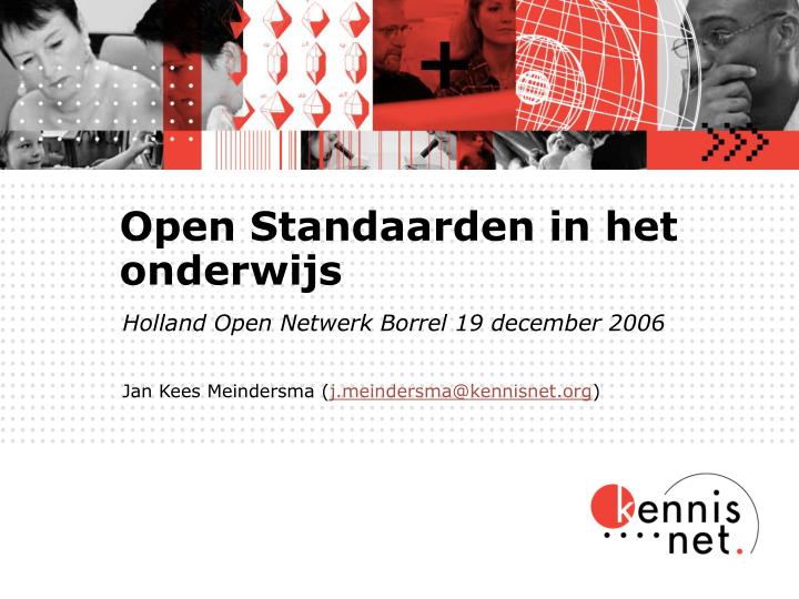 open standaarden in het onderwijs