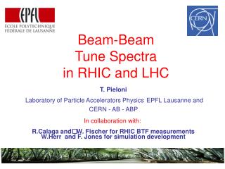 T. Pieloni Laboratory of Particle Accelerators Physics EPFL Lausanne and CERN - AB - ABP