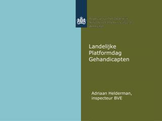 landelijke platformdag gehandicapten