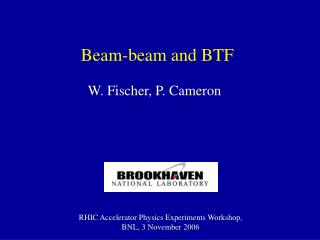 Beam-beam and BTF