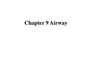 Chapter 9 Airway