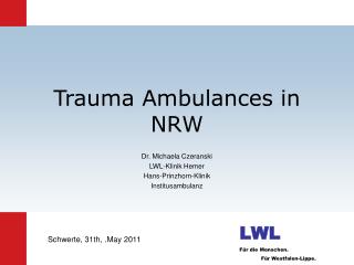 Trauma Ambulances in NRW