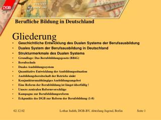 gliederung