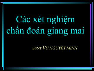 c c x t nghi m ch n o n giang mai