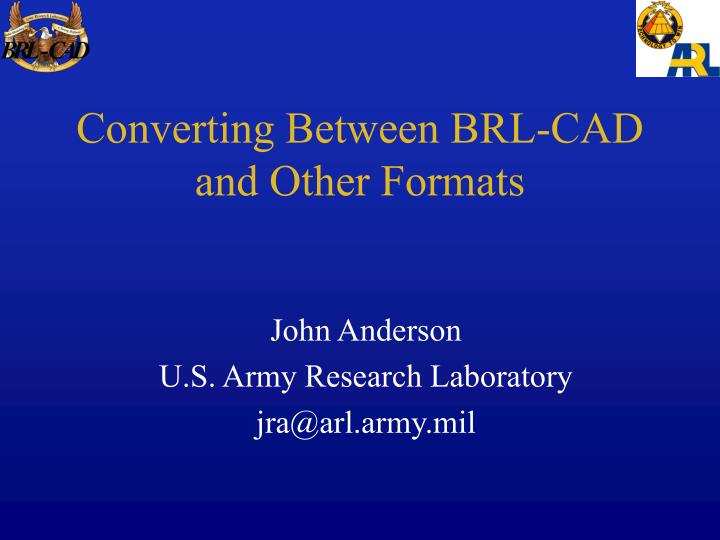 converting between brl cad and other formats