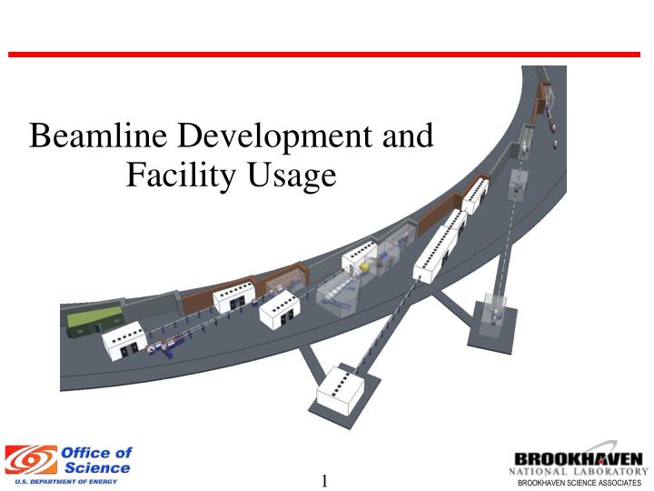 beamline development and facility usage