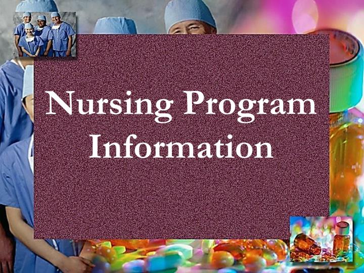nursing program information