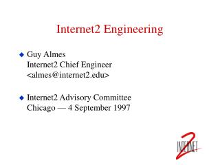 Internet2 Engineering