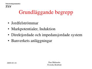 grundl ggande begrepp