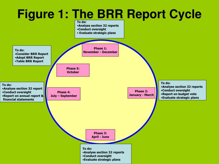 figure 1 the brr report cycle