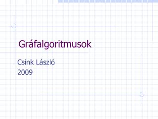 gr falgoritmusok