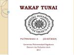 WAKAF TUNAI - slide 1