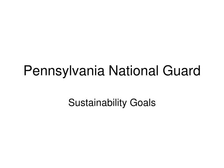 pennsylvania national guard