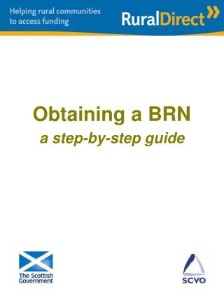 Obtaining a BRN a step-by-step guide