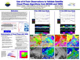 Use of A-Train Observations to Validate Satellite Cloud Phase Algorithms from MODIS and VIIRS