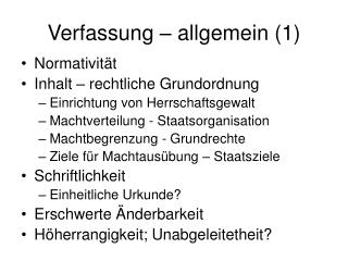verfassung allgemein 1