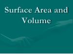 Surface Area and Volume - slide 1