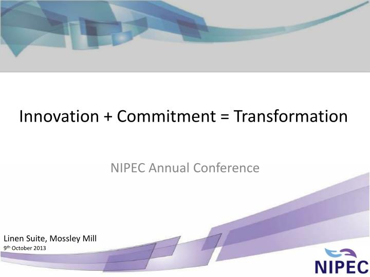 innovation commitment transformation