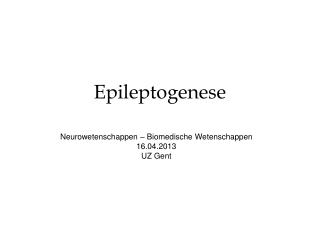 epileptogenese