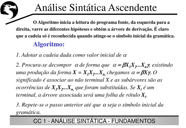 an lise sint tica ascendente