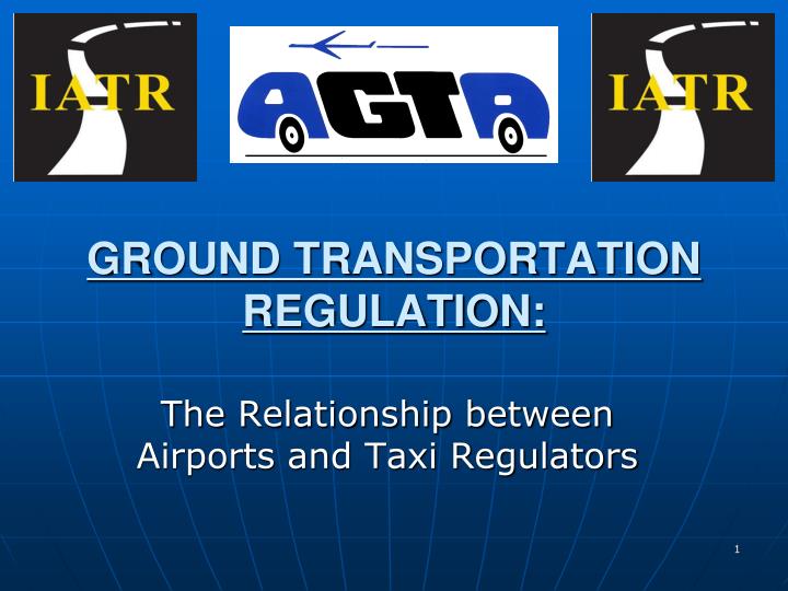 ground transportation regulation