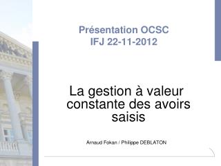 pr sentation ocsc ifj 22 11 2012