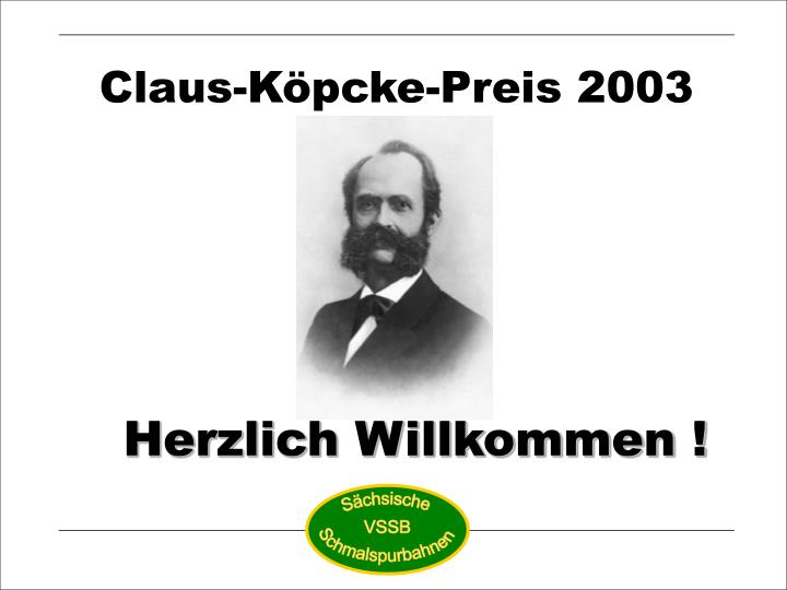 claus k pcke preis 2003