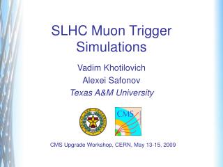 SLHC Muon Trigger Simulation s