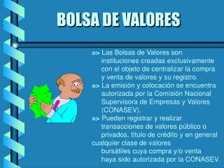 bolsa de valores