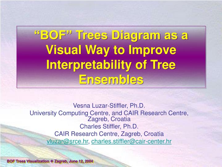 bof trees diagram as a visual way to improve interpretability of tree ensembles