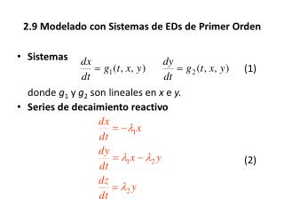 2 9 modelado con sistemas de eds de primer orden