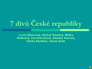 7 div esk republiky
