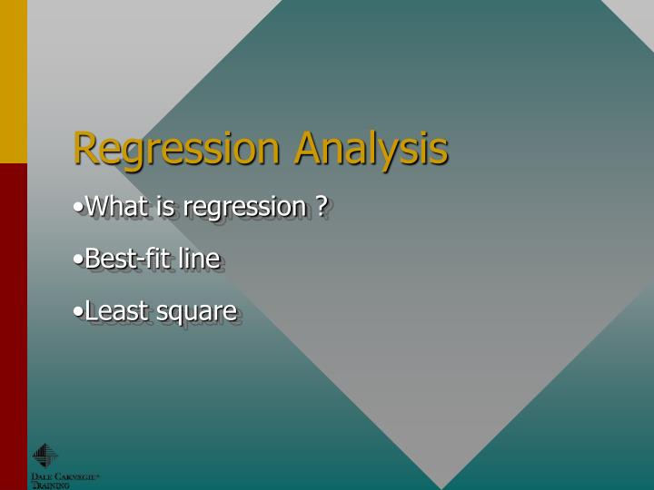 regression analysis