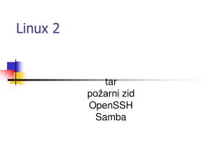 linux 2