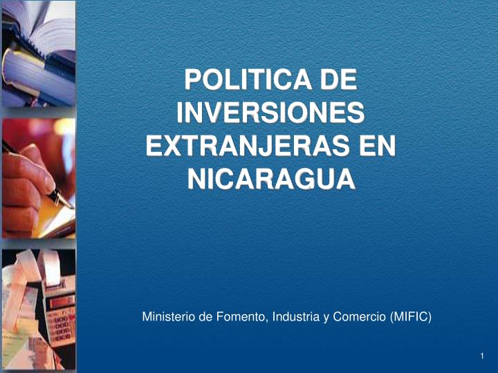 politica de inversiones extranjeras en nicaragua